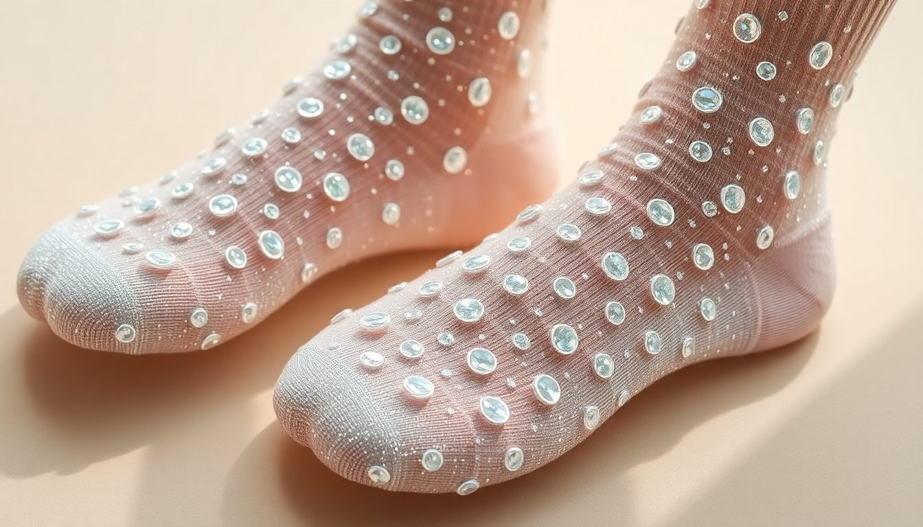 Chaussettes à paillettes : quelles matières privilégier pour un confort optimal ?