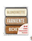 Lot Chaussettes "Blondinette/Farniente/Bichette"