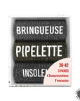 Lot Chaussettes "Bringueuse/Pipelette/Insolente"