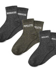 Lot Chaussettes "Bringueuse/Pipelette/Insolente"