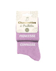 Chaussettes "Princesse/Connasse"