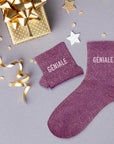 Chaussettes "Géniale"