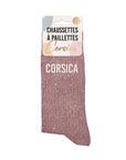 Chaussettes "Corsica" Rose