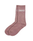 Chaussettes "Corsica" Rose