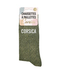 Chaussettes "Corsica" Kaki