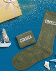 Chaussettes "Corsica" Kaki