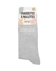 Chaussettes "Corsica" Argent