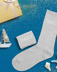 Chaussettes "Corsica" Argent